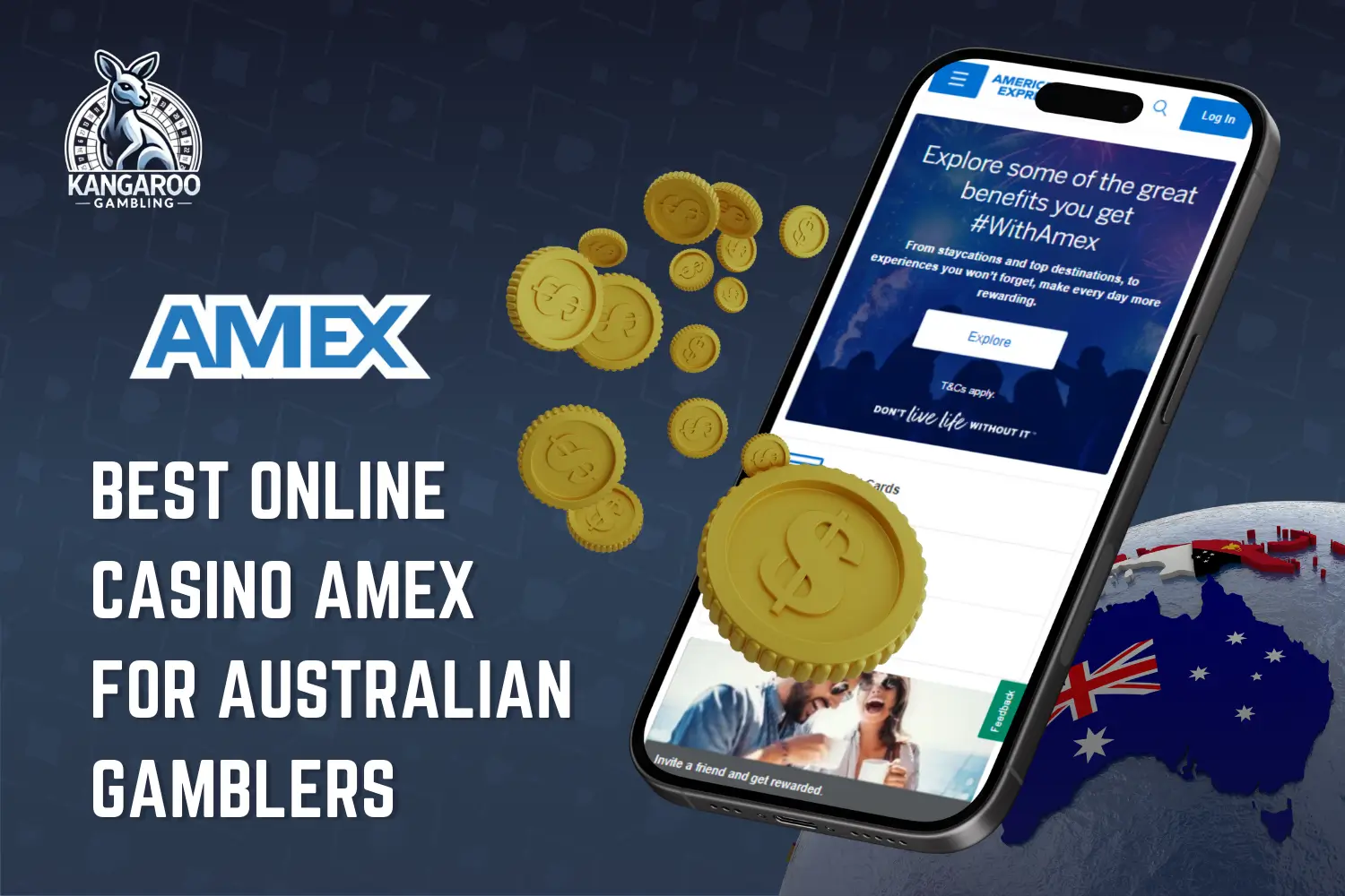 Best AmEx Online Casinos for Australian Players