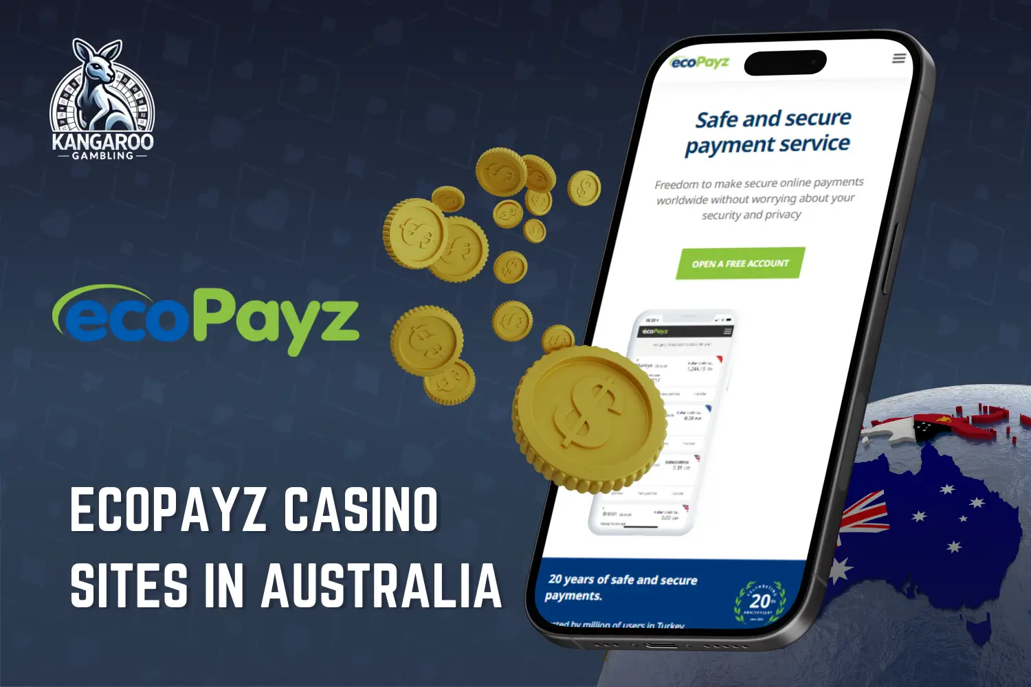 EcoPayz Casinos in Australia for Easy Payments