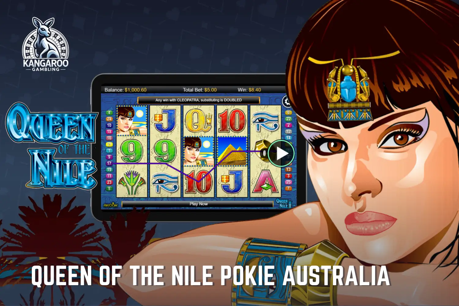 Queen of the Nile pokie guide for Australian players